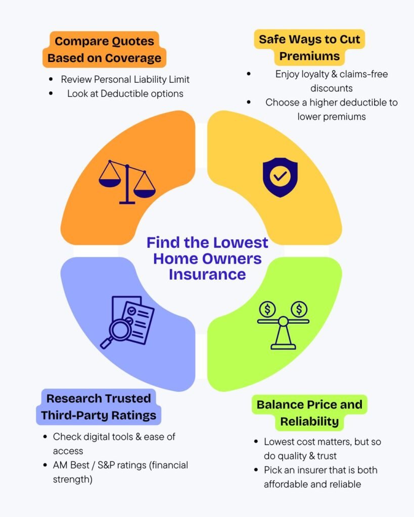 How to Get the Lowest Home Owners Insurance Without Risk