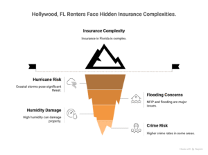 Hollywood FL renters facing coastal weather risks and why renters insurance in Florida is important.