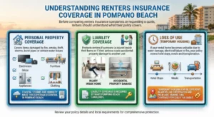 Understanding Renters Insurance Coverage in Pompano Beach – Key protections and policy options for local renters in coastal Florida.