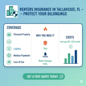 Apartment interior in Tallahassee, FL protected with renters insurance, showing peace of mind with Renters Insurance in Tallahassee, FL coverage
