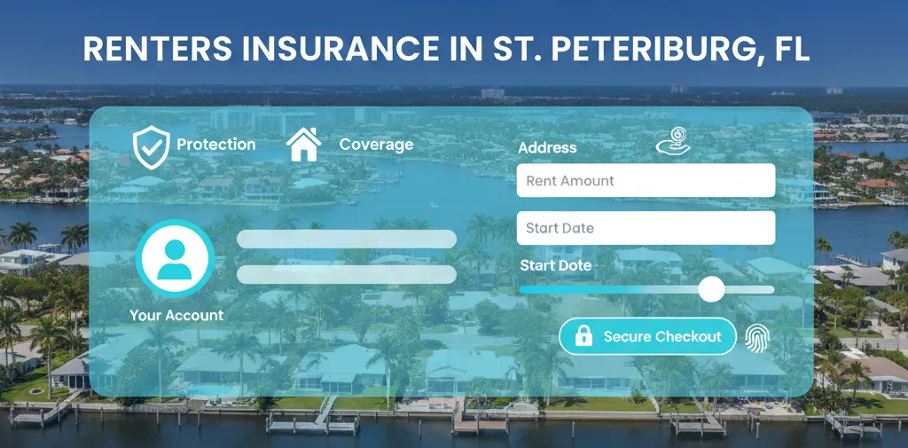 Renter relaxing at home with renters insurance protection in St. Petersburg, FL