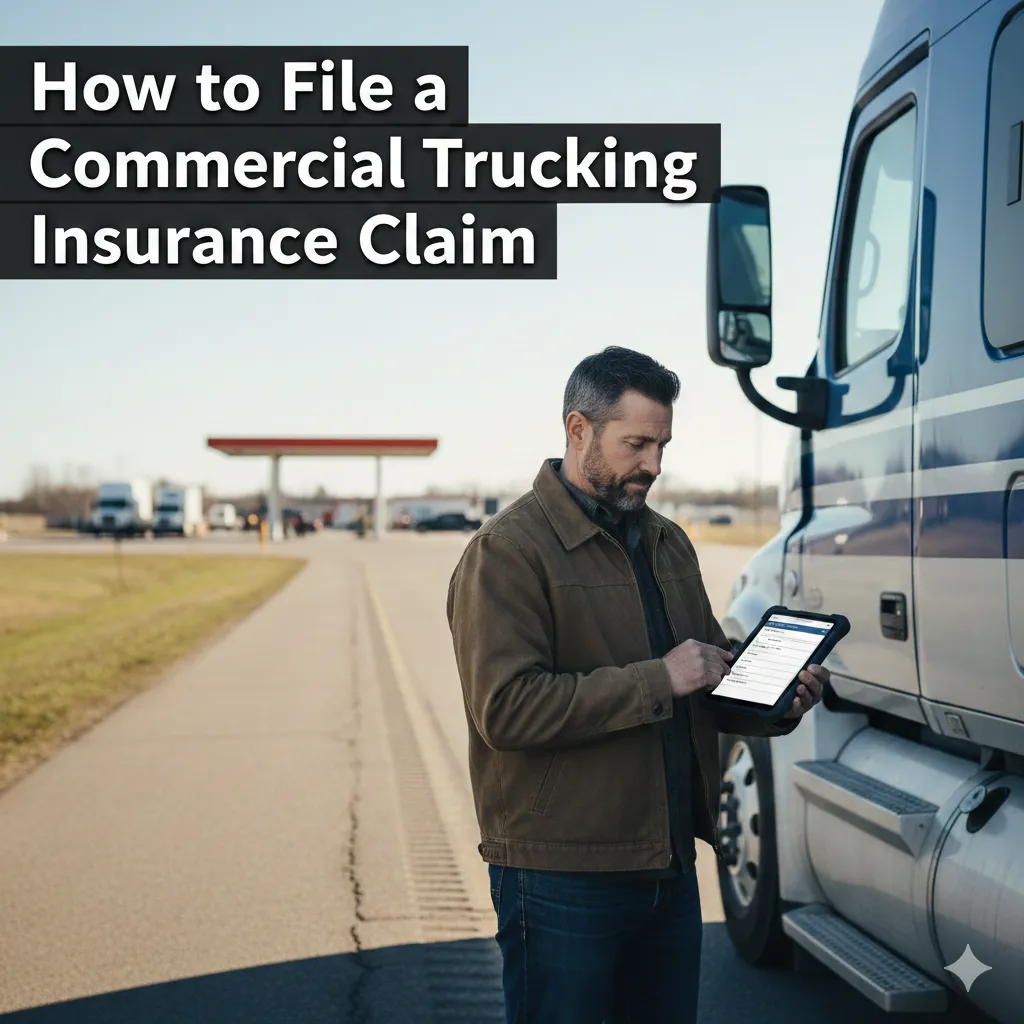 How to File a Commercial Trucking Insurance Claim Fast?