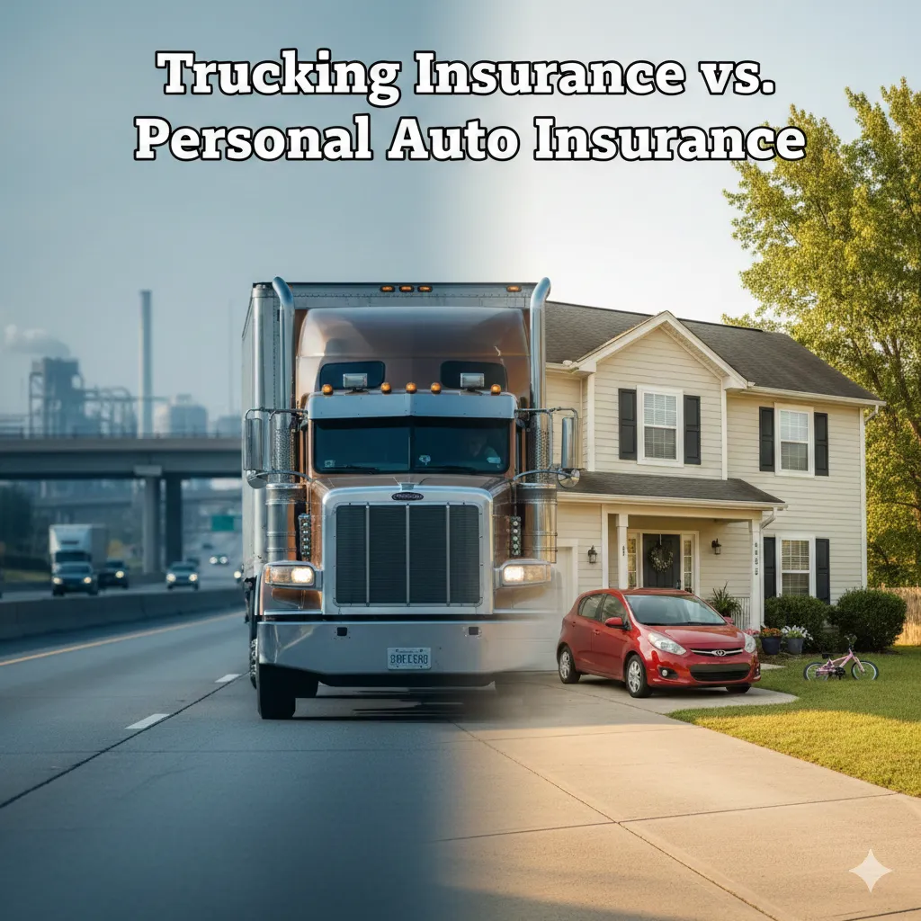 Trucking Insurance vs. Personal Auto: What Truly Separates Them?