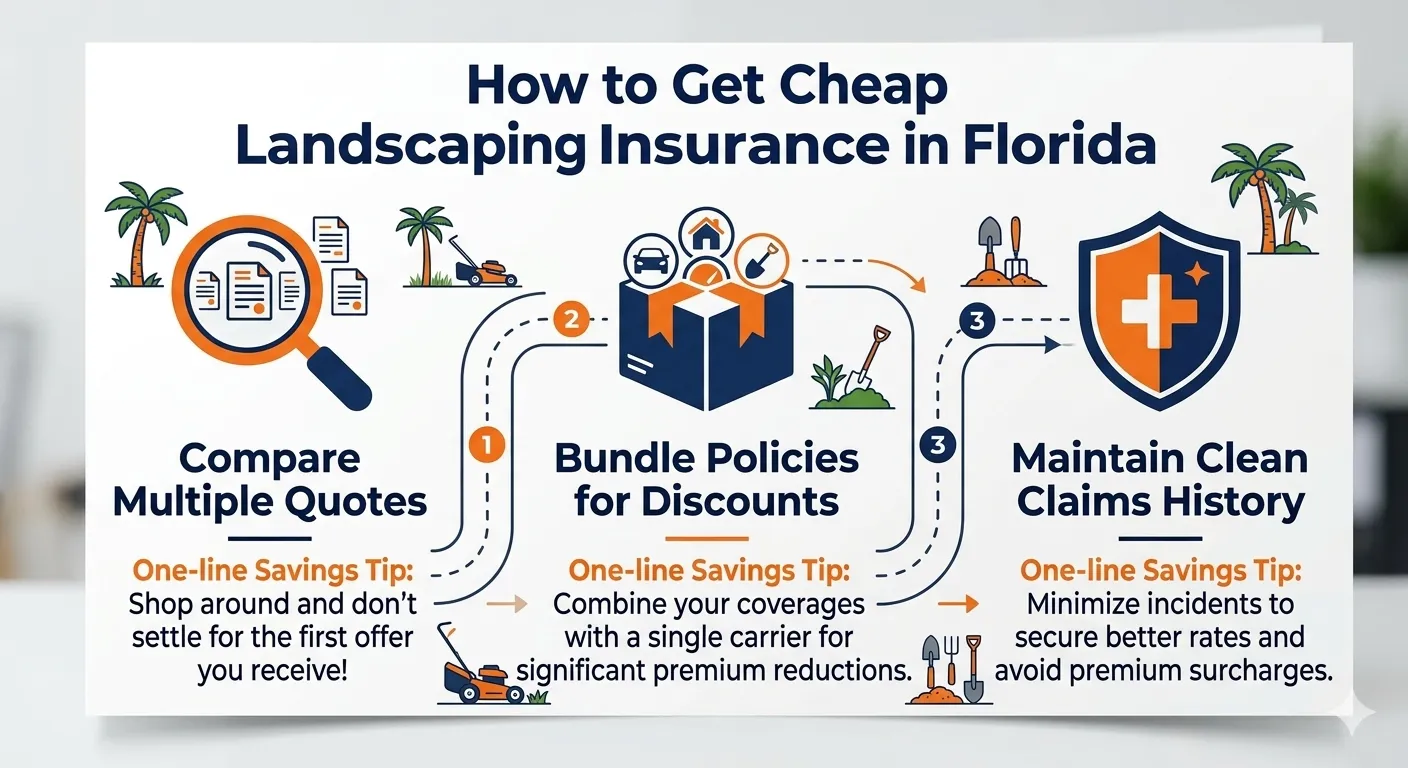 How to get cheap general liability insurance for a 
landscaping business in Florida
